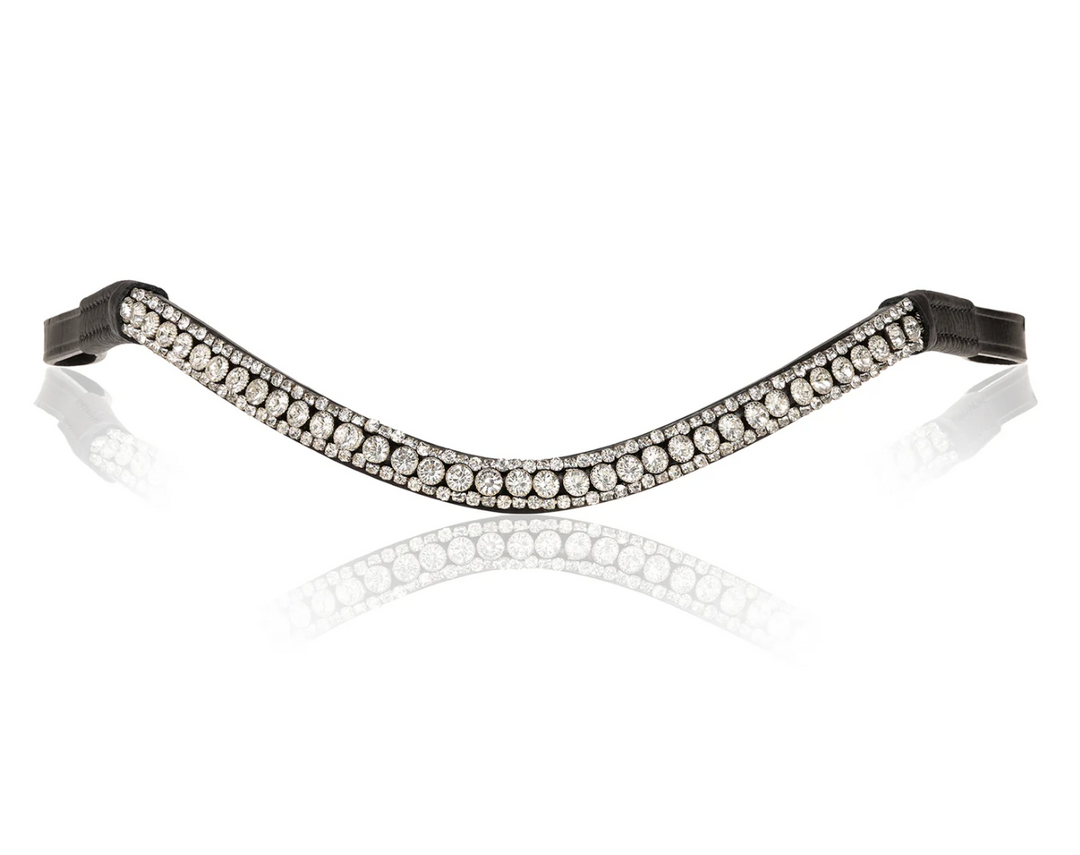 Lumiere Clear Solitaire Crystal  Snap Browband