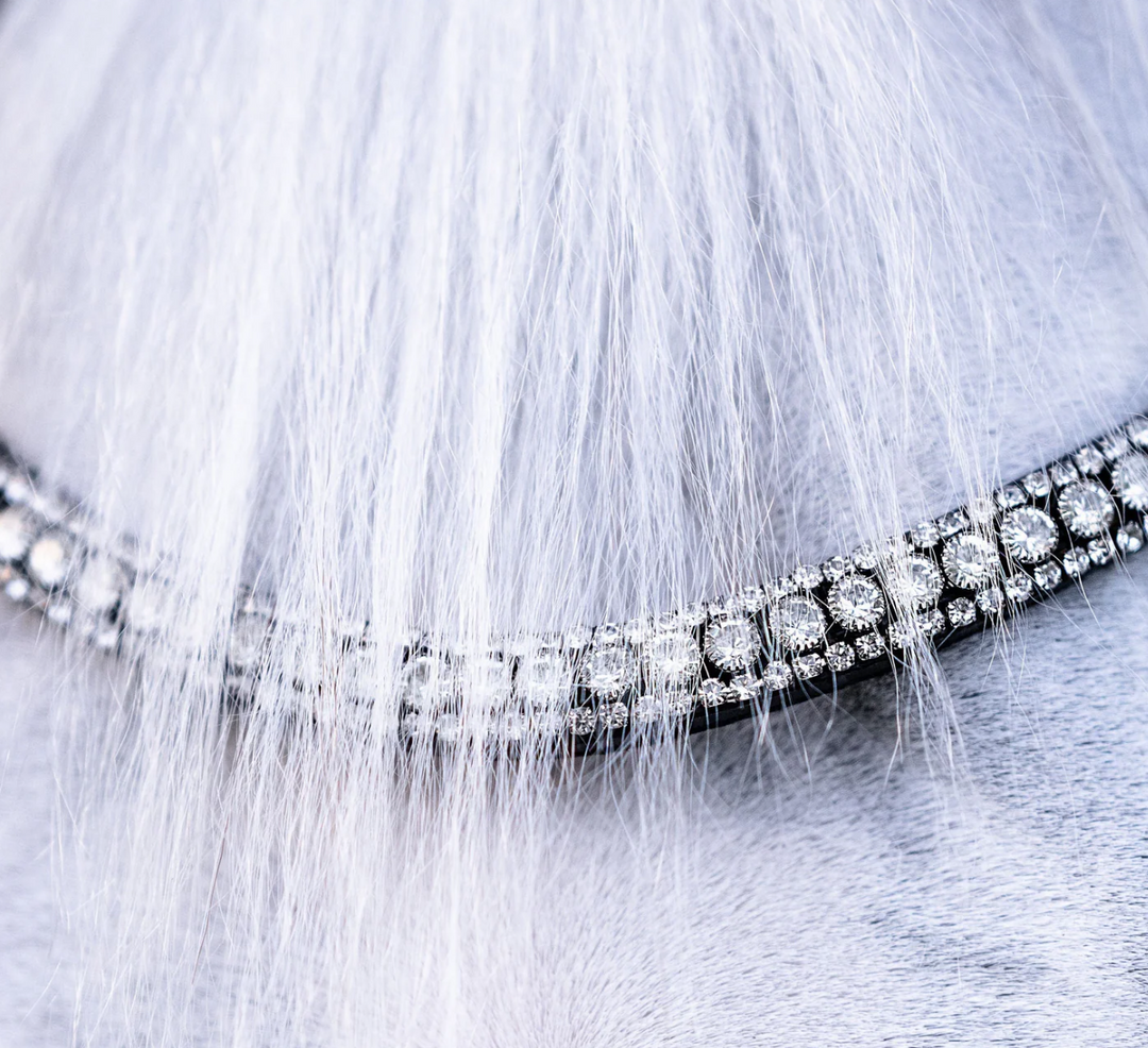 Lumiere Clear Solitaire Crystal  Snap Browband