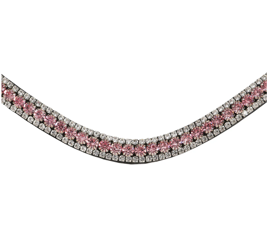 Lumiere Baby Pink Crystal Snap Browband