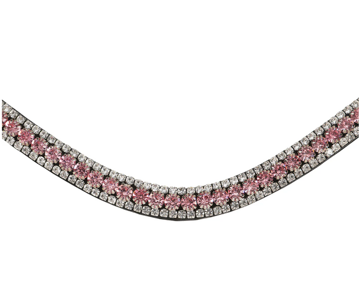 Lumiere Baby Pink Crystal Snap Browband
