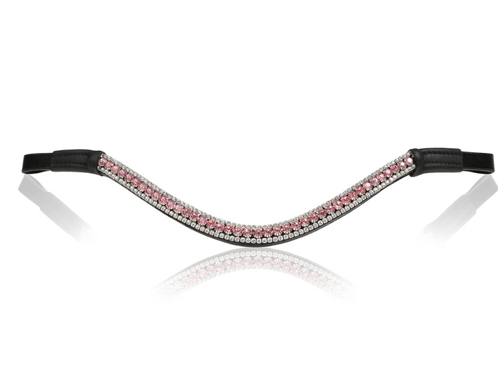 Lumiere Baby Pink Crystal Snap Browband
