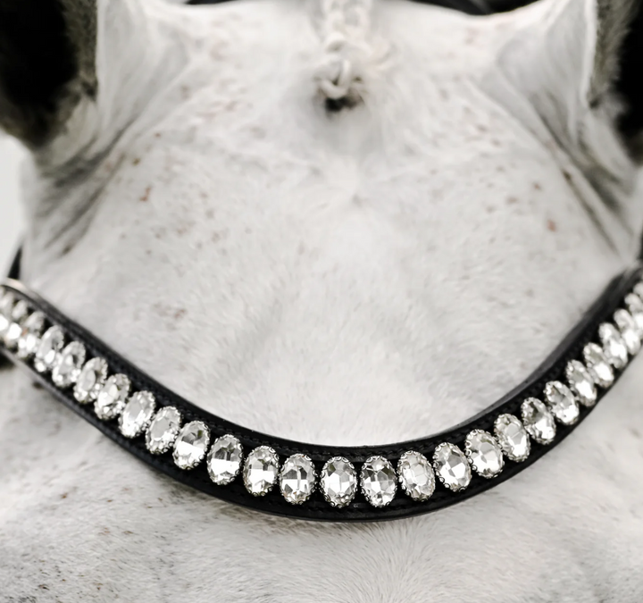 Lumiere Diva Oblong Oval Clear Crystal Snap Browband