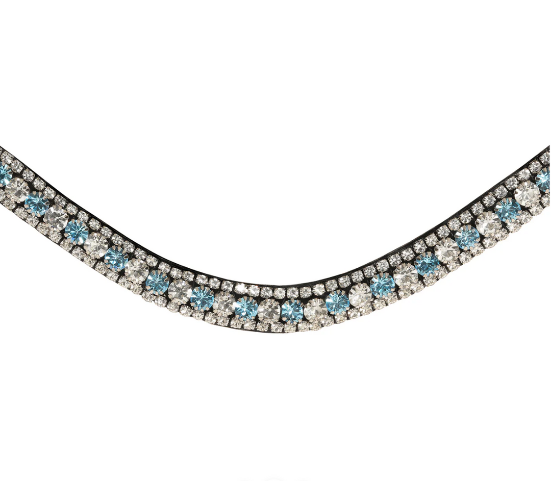 Lumiere Baby Blue Crystal Snap Browband