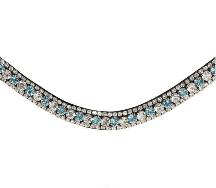 Lumiere Baby Blue Crystal Snap Browband