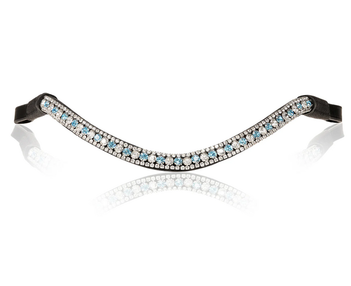 Lumiere Baby Blue Crystal Snap Browband