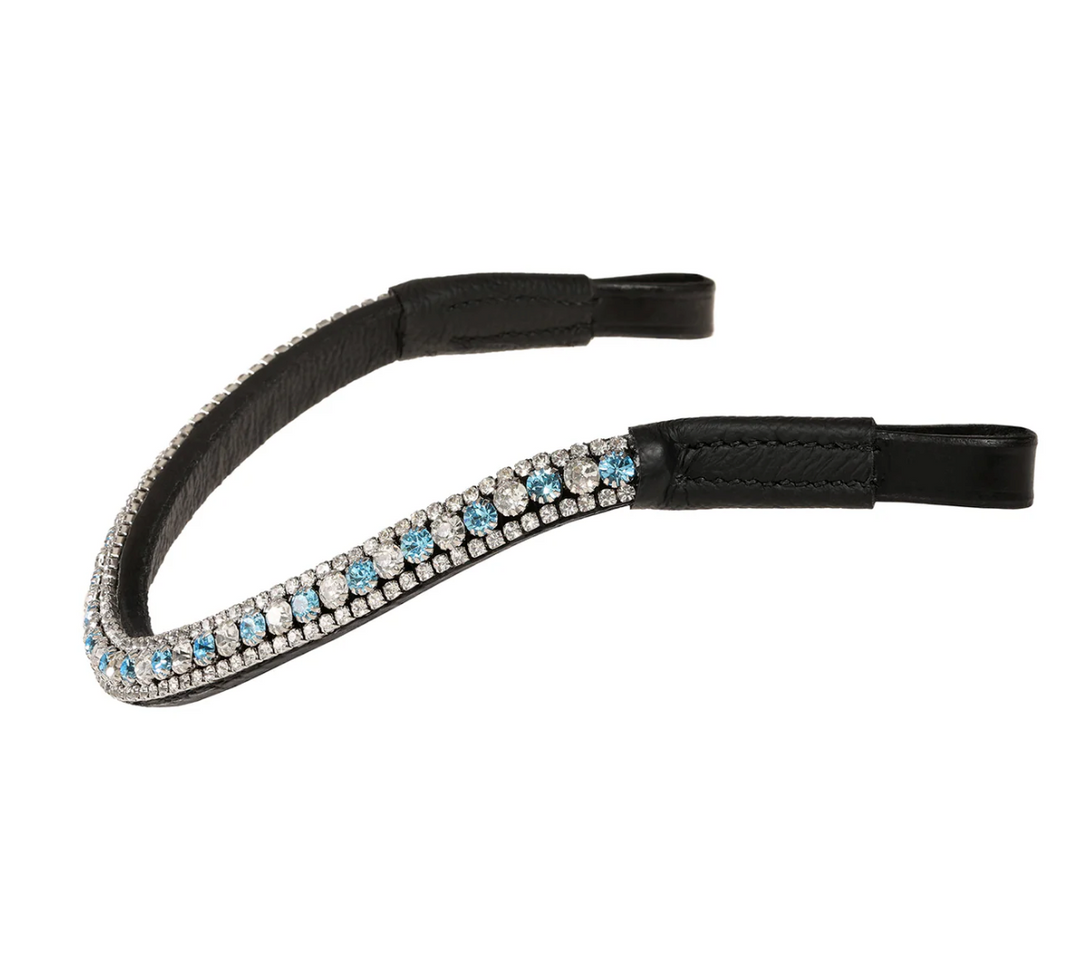 Lumiere Baby Blue Crystal Snap Browband