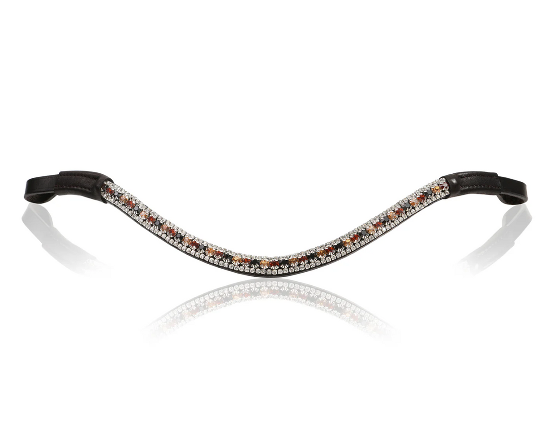 Lumiere Amber Crystal Snap Browband