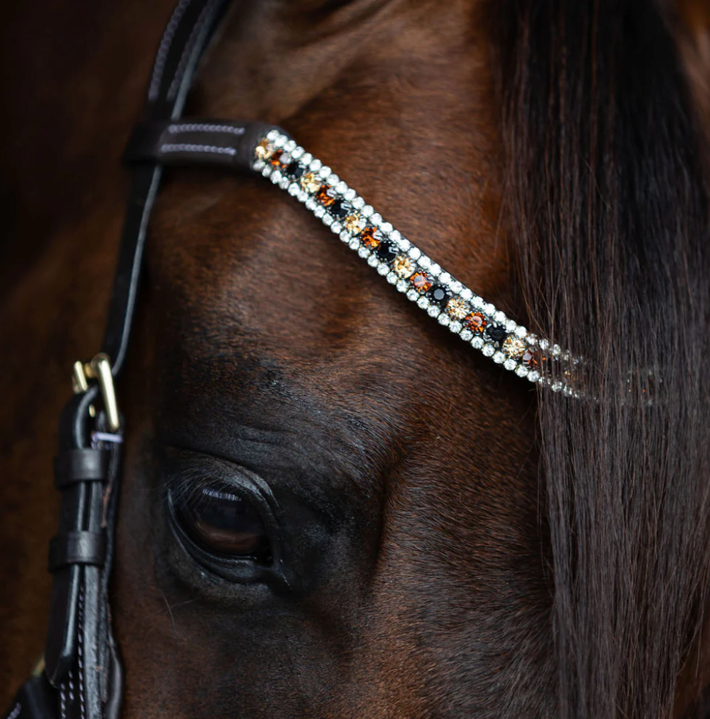 Lumiere Amber Crystal Snap Browband