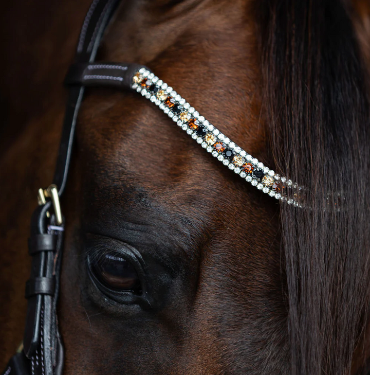 Lumiere Amber Crystal Snap Browband