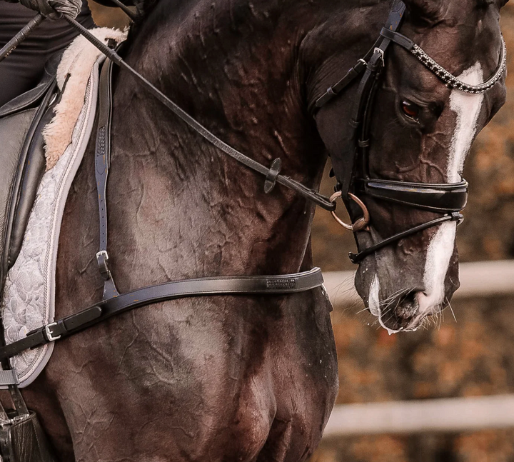 Lumiere Alicia Leather Dressage Breastplate