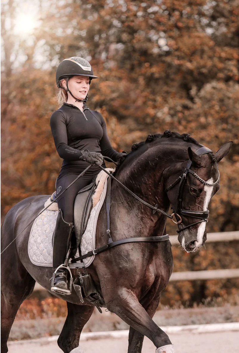 Lumiere Alicia Leather Dressage Breastplate