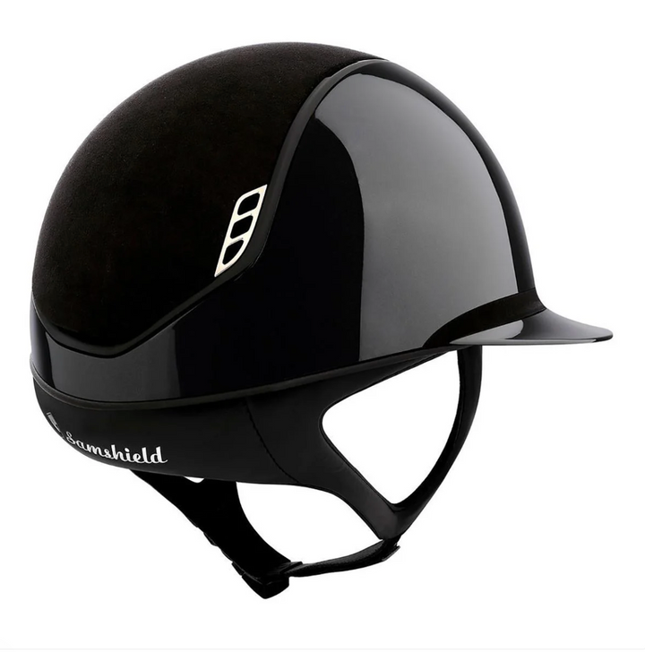 Samshield Miss Shield Shadow Glossy 2.0 Alcantra Front and Band Helmet