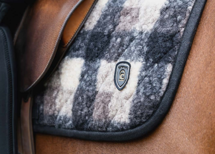 Cavallo CavalLevie Teddy Check Saddle Pad