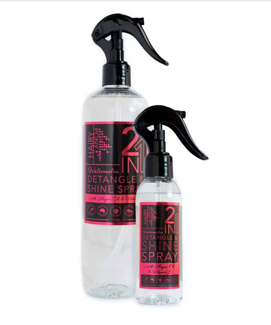 Hairy Pony Watermelon 2 in 1 Detangle & Shine Spray