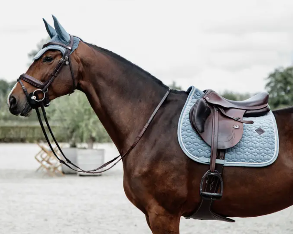 Kentucky Velvet Saddle Pad Jumping#color_light-blue