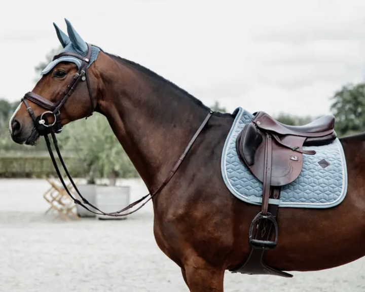 Kentucky Velvet Saddle Pad Jumping#color_light-blue