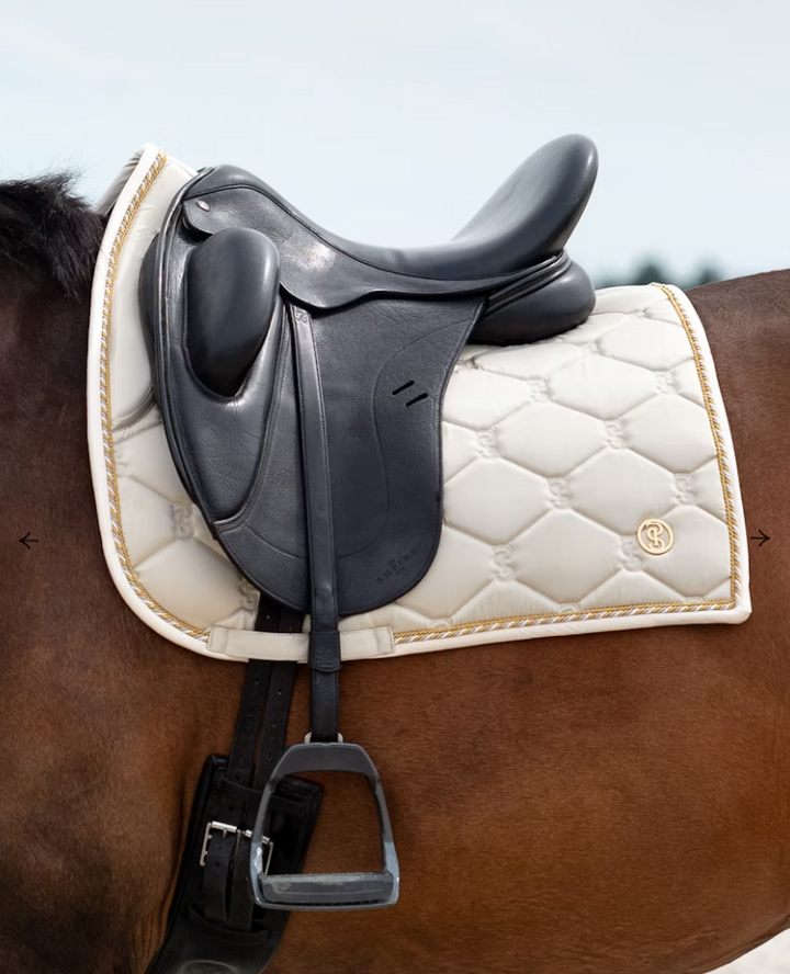 Signature Saddle Pad   - Dark Ivory