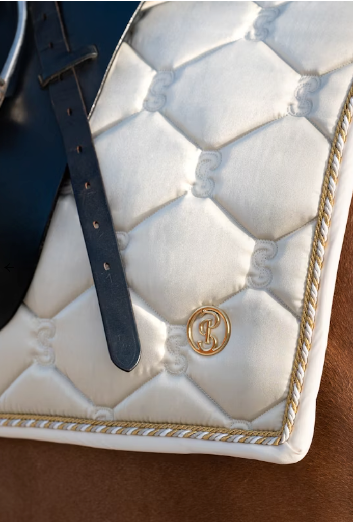 Signature Saddle Pad   - Dark Ivory