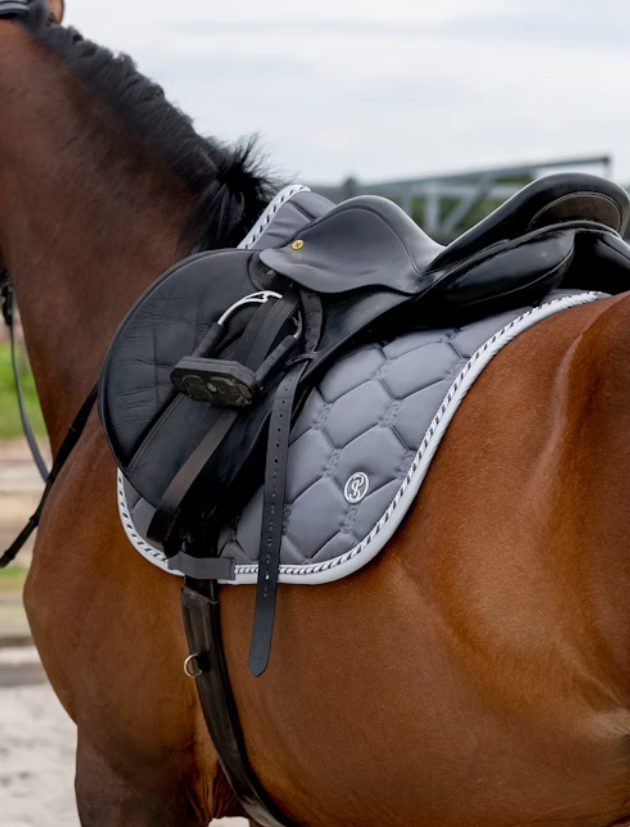 Signature Saddle Pad  - Lava Grey