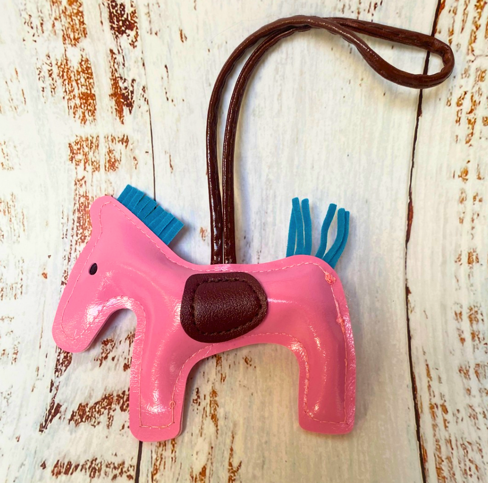 Pony Charm Patent Pink