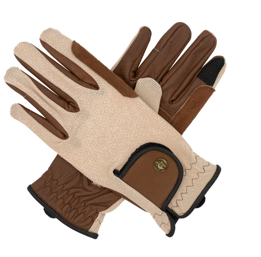 16 Cypress Leather Riding Gloves