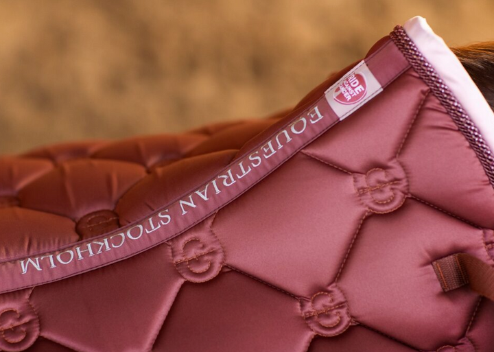 Equestrian Stockholm Saddle Pad Dressage & Jump - Amber Rose