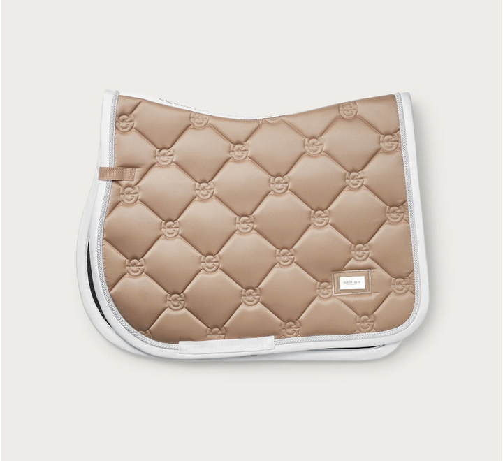 Equestrian Stockholm Classic Sand Saddle Pad - Dressage & Jump