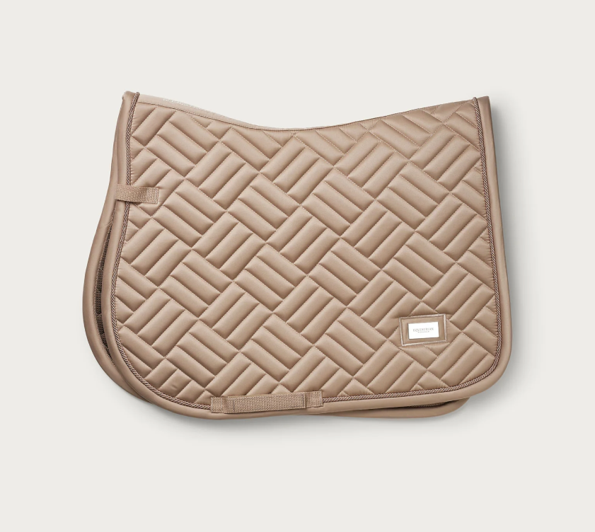 Equestrian Stockholm Modern Sand Saddle Pad - Dressage & Jump