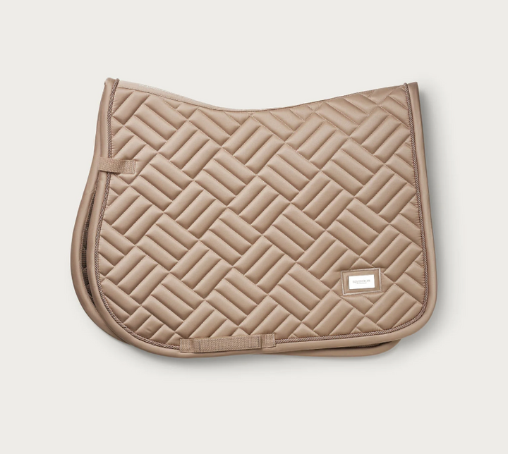 Equestrian Stockholm Modern Sand Saddle Pad - Dressage & Jump