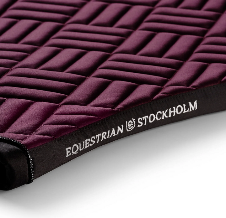 Equestrian Stockholm Modern Purple Night Saddle Pad - Dressage & Jump