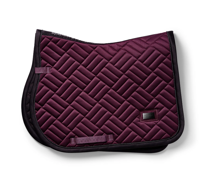 Equestrian Stockholm Modern Purple Night Saddle Pad - Dressage & Jump