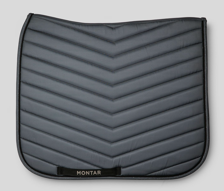 Montar Fair Dressage Saddle Pad with Gunmetal Crystals