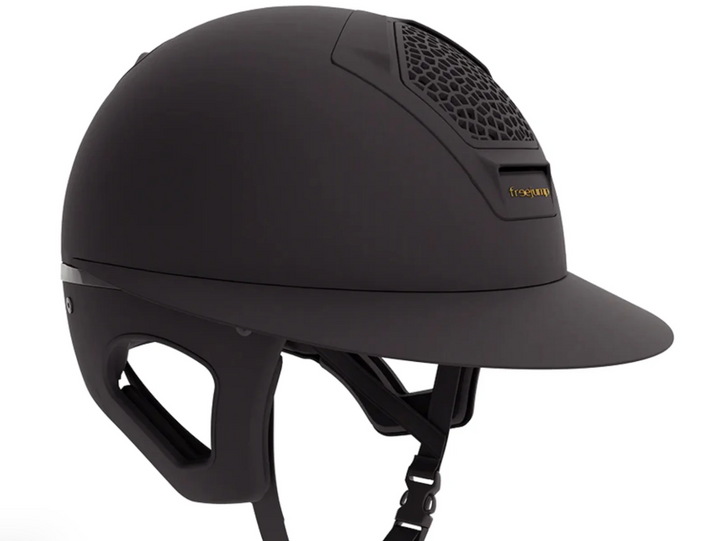 Freejump Voronoï Helmet - Full Matte Black Wide Brim ABS Shell