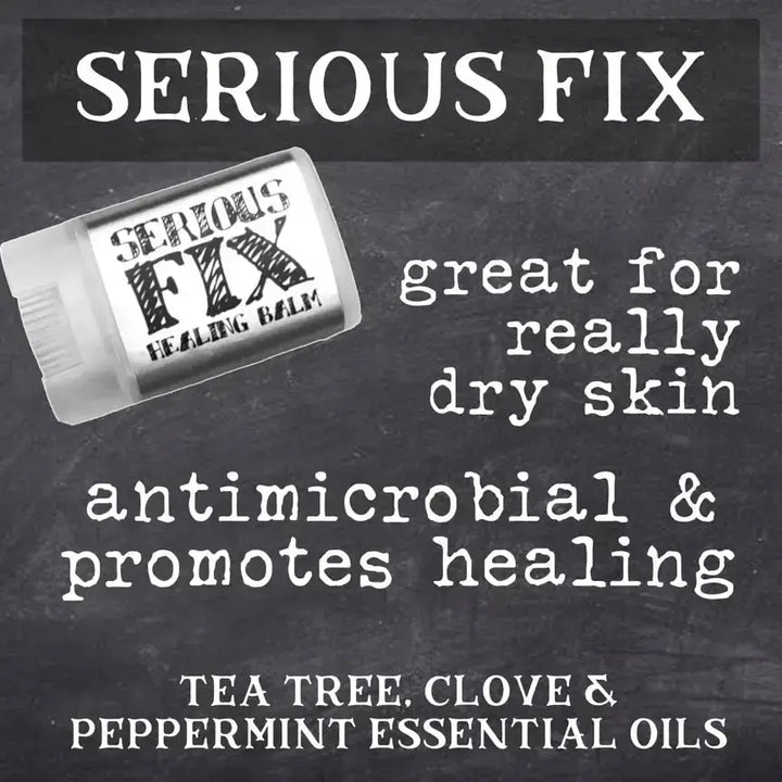 Serious Fix Essential Oil Healing Balm - Fix for Skin, Hands, Feet Serious Lip Balm
