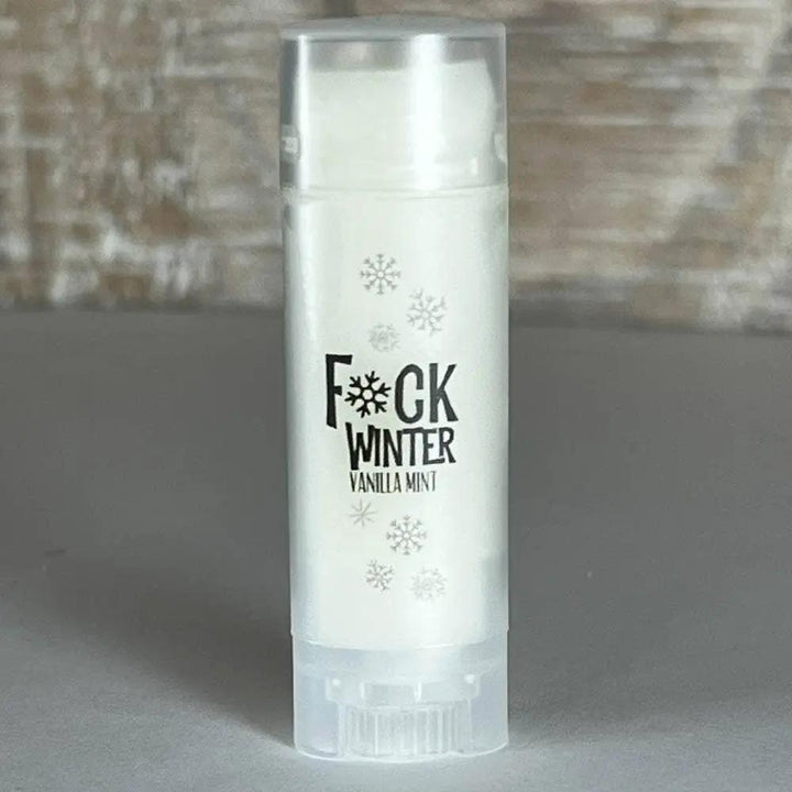Serious Lip Balm -  F*CK WINTER  Vanilla Mint Serious Lip Balm