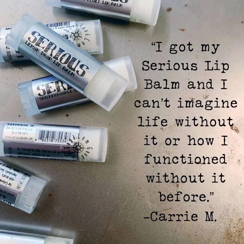 Serious Lip Balm -  F*CK WINTER  Vanilla Mint Serious Lip Balm