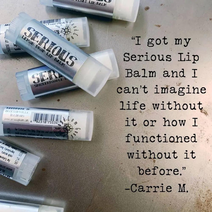 Serious Lip Balm -  F*CK WINTER  Vanilla Mint Serious Lip Balm