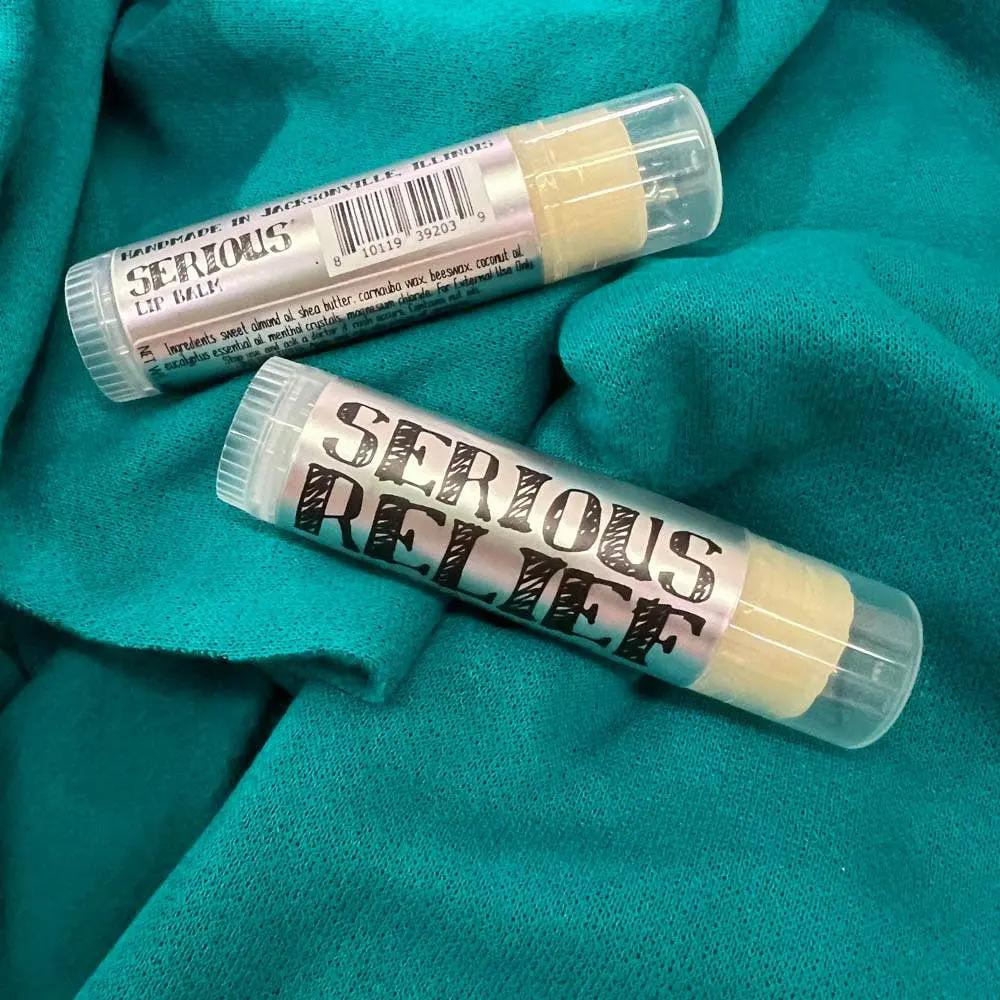 Serious Relief Natural Muscle & Joint Relief Balm - Magnesium and Eucalyptus Serious Lip Balm