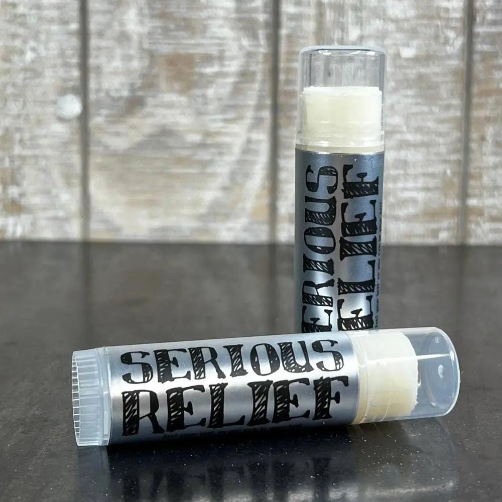 Serious Relief Natural Muscle & Joint Relief Balm - Magnesium and Eucalyptus Serious Lip Balm