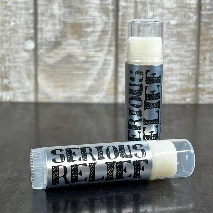 Serious Relief Natural Muscle & Joint Relief Balm - Magnesium and Eucalyptus Serious Lip Balm
