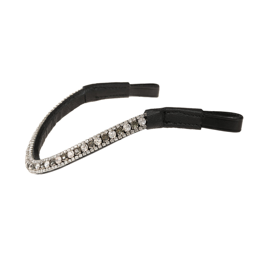 Lumiere Silver Crystal Browband - on bridle