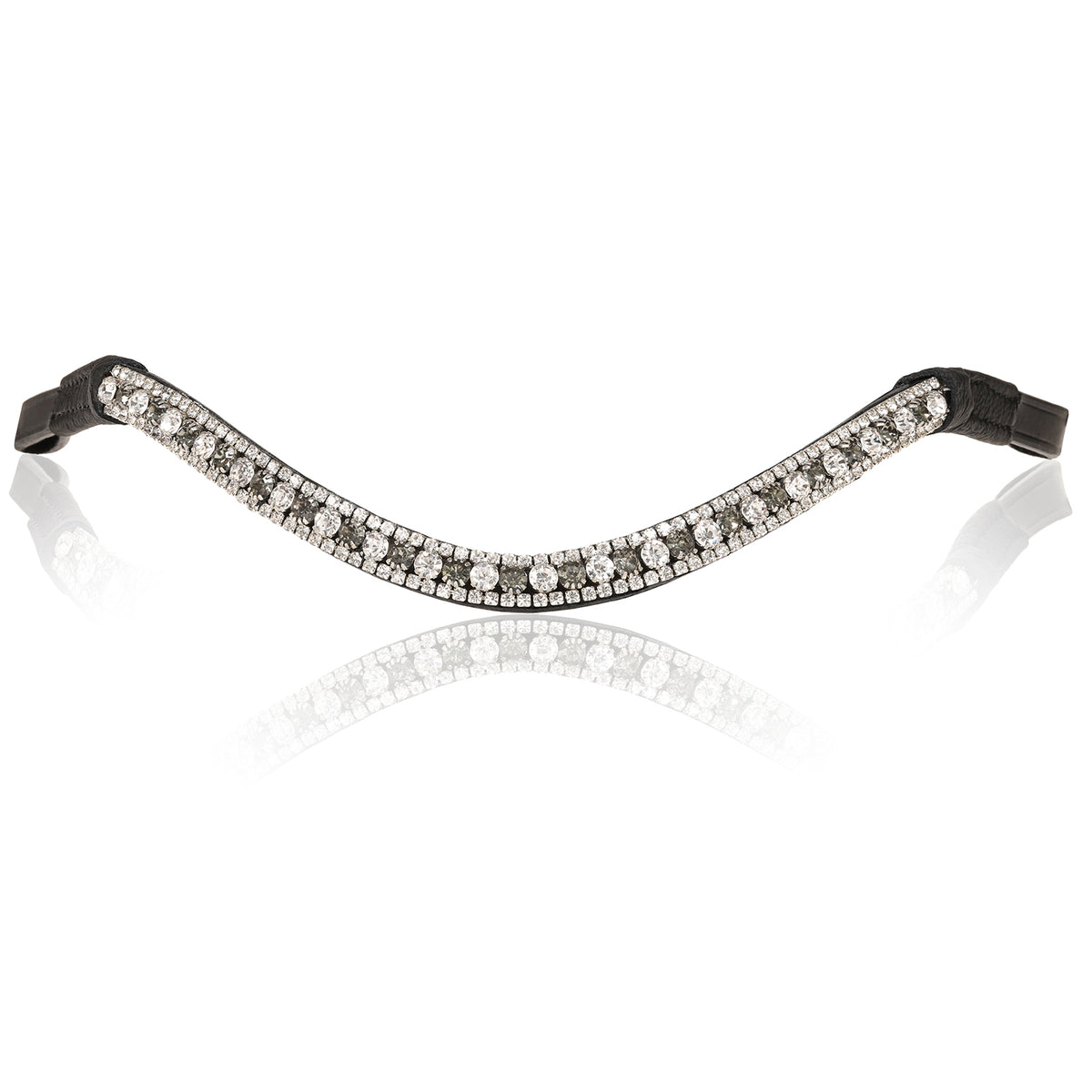 Lumiere Silver Crystal Browband - detail