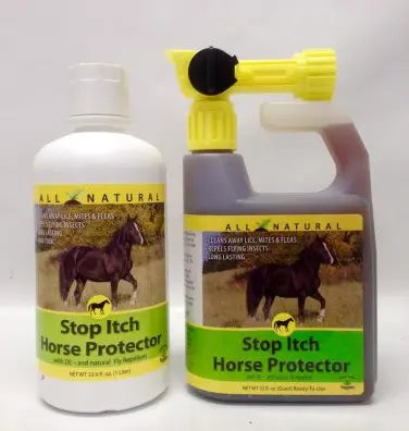 Stop Itch Ground + Flying Insect Horse Protector 32oz hose spray Carefree Enzymes