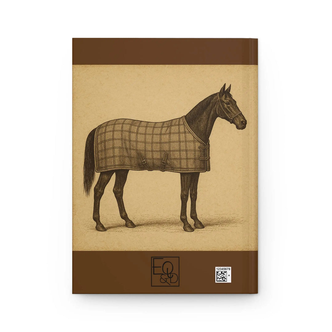"Sweater Weather" Vintage Horse Hardcover Journal Equine &amp; Design, LLC