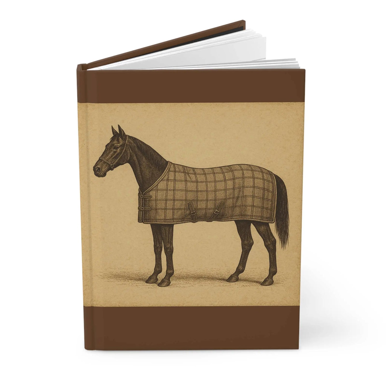 "Sweater Weather" Vintage Horse Hardcover Journal Equine & Design, LLC