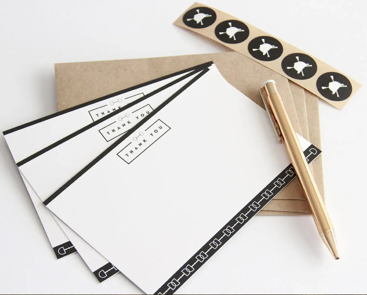 Thank You Snaffle Bit Cards - 10 pack with Envelopes Hunt Seat Paper Co.