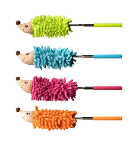 The Ledgehog Microfiber Duster - Extendable, Bendable, Adorable too! RIDE OR DIE EQUESTRIAN SHOP