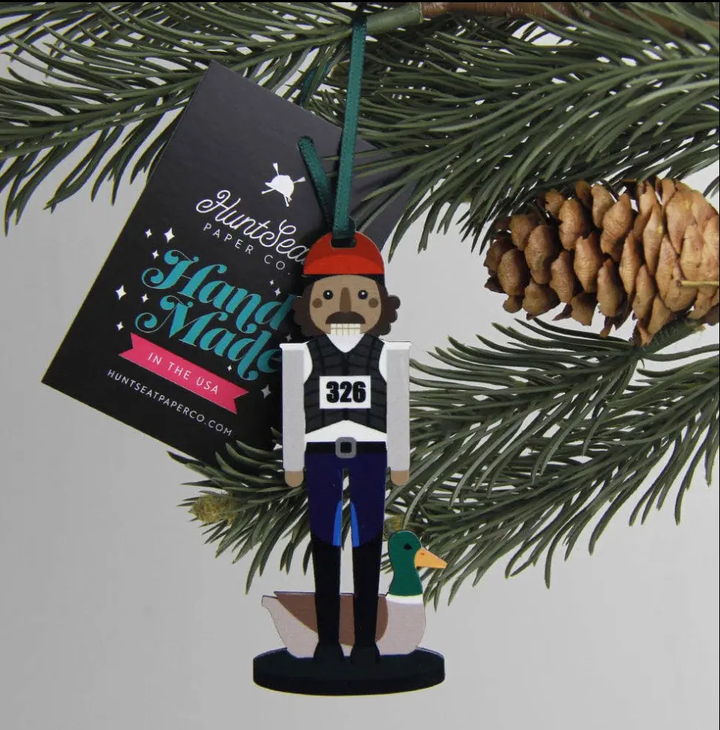 Three Wise Men  Equestrian Nutcracker Ornaments - set of all three Hunt Seat Paper Co.