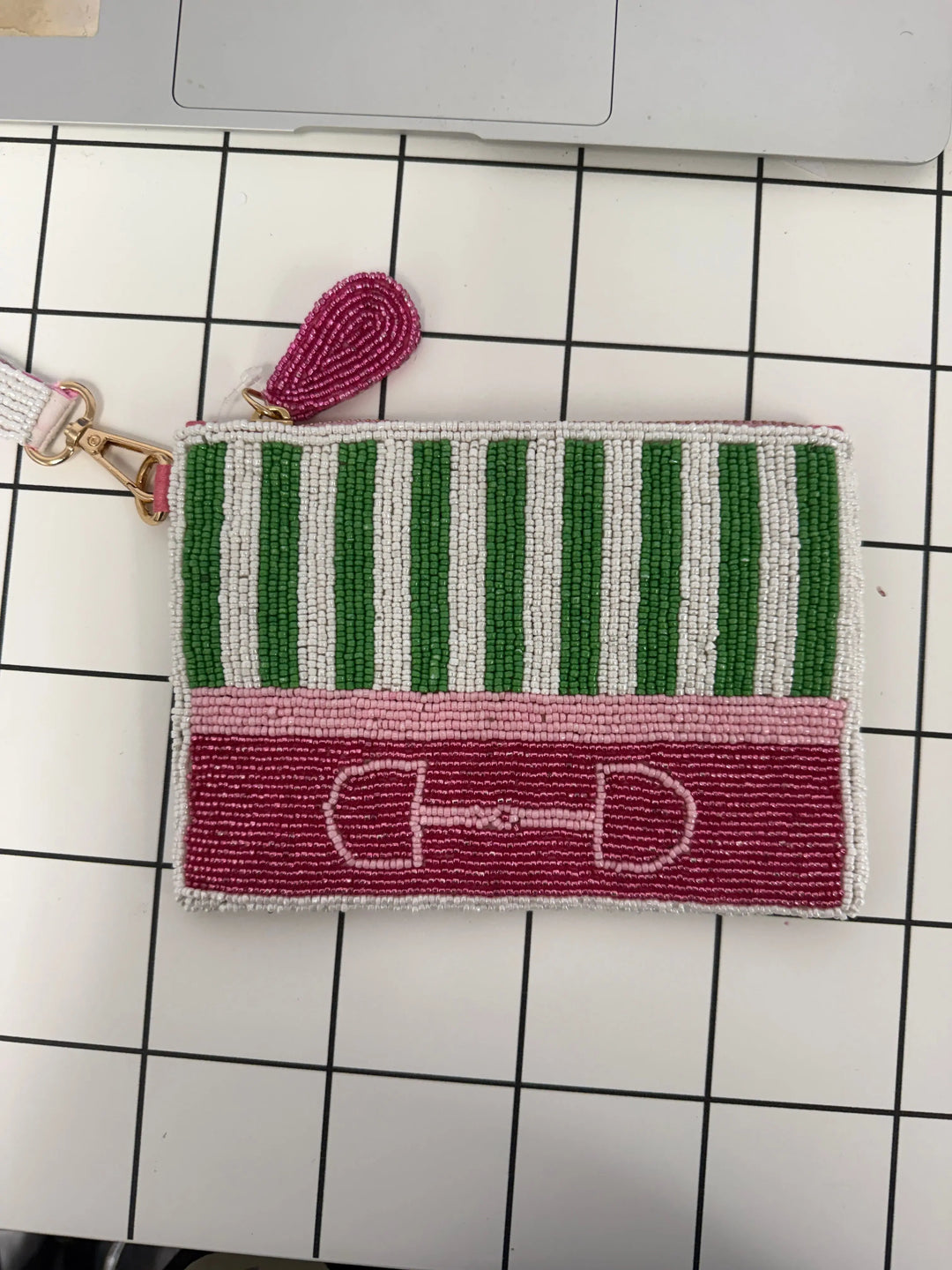Tucker Tweed Beaded Zip Top Bag Collection