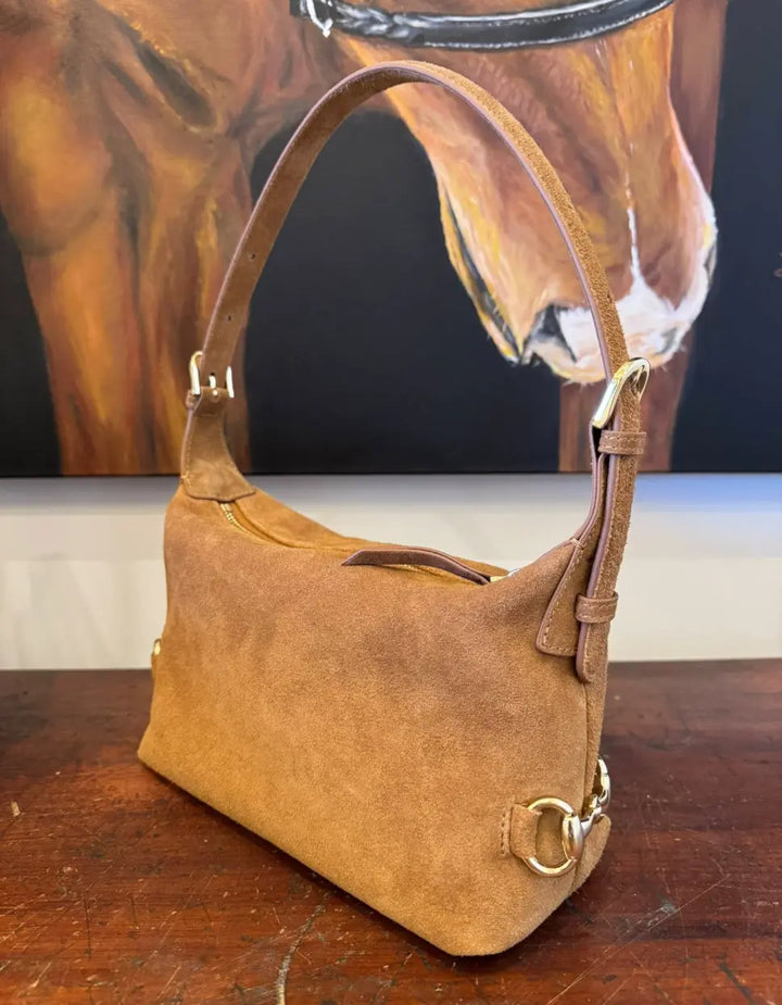 Tucker Tweed Bethany Suede Ltd. Edition Snaffle Bit Handbag Tucker Tweed
